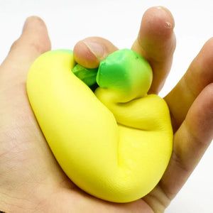 Banana Squishy Stress Toy – Slow-Rise Jumbo Fruit Fidget (18cm) view 4