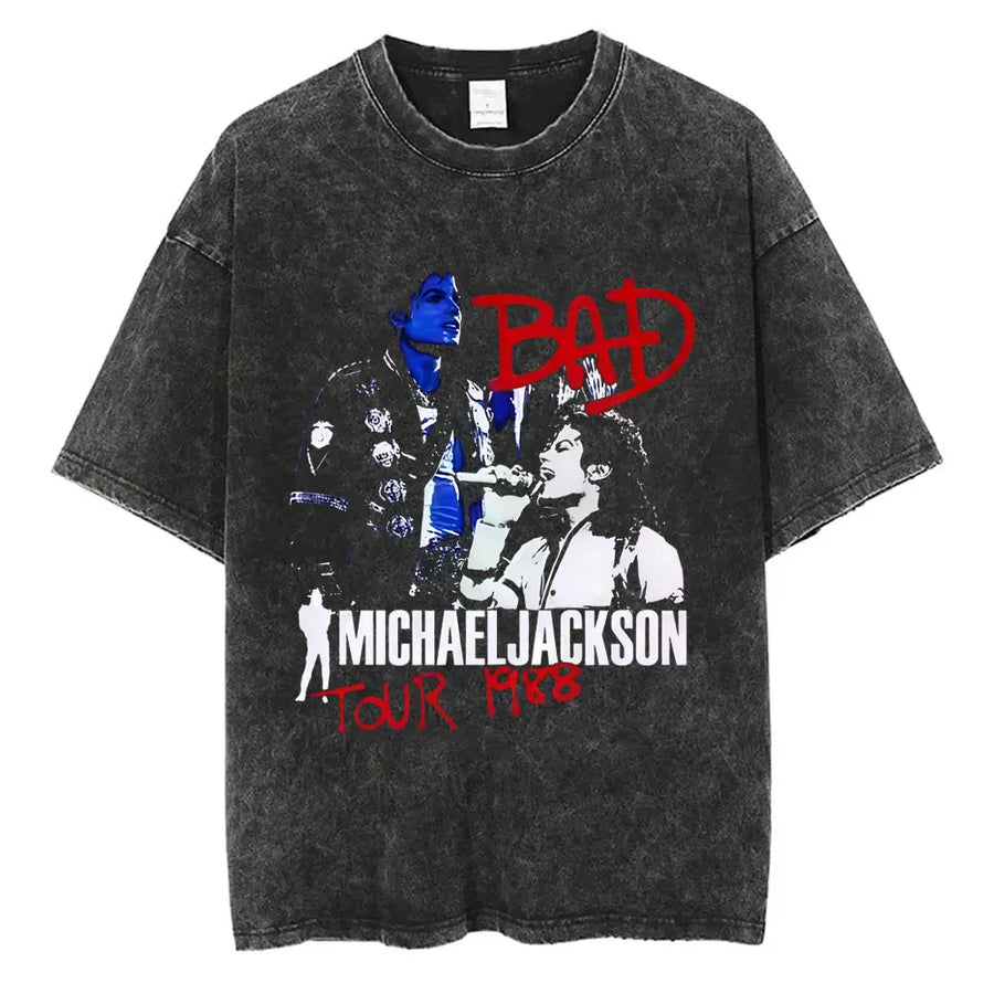 Michael Jackson Washed Graphic Tee