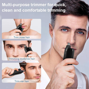 Rechargeable Nose Hair Trimmer – Electric Nose & Ear Hair Clipper view 2