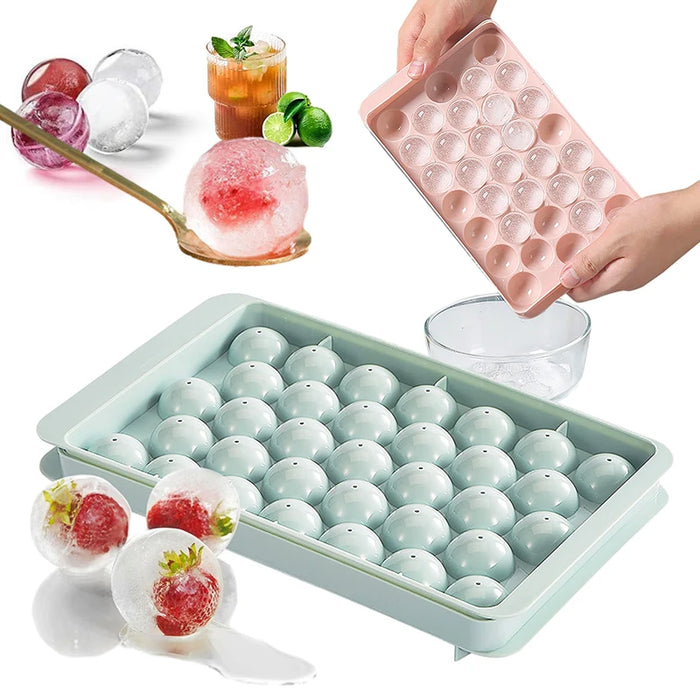 Round Ice Ball Tray — Whiskey & Cocktail Ice Mold