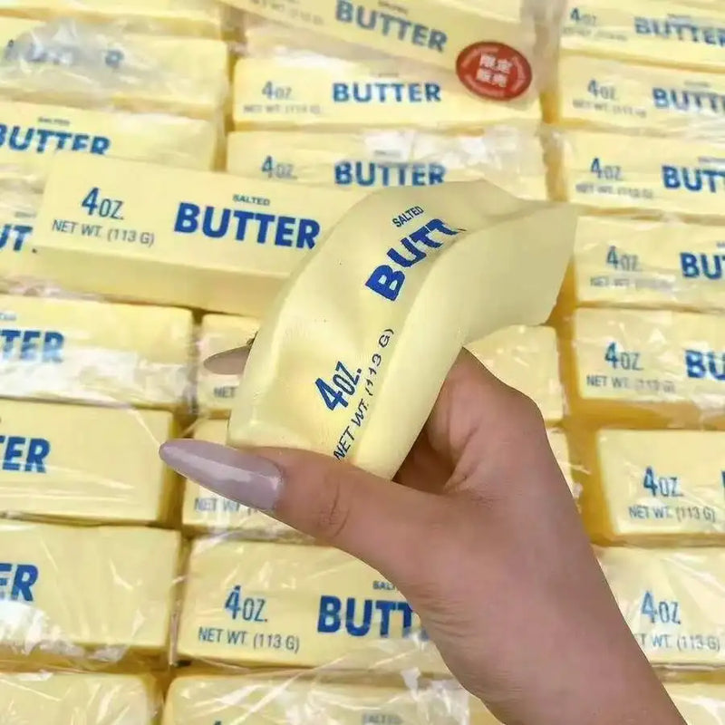 Butter Squishy Toy – Slow-Rise Stress Reliever