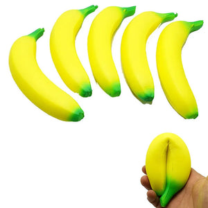 Banana Squishy Stress Toy – Slow-Rise Jumbo Fruit Fidget (18cm) view 2