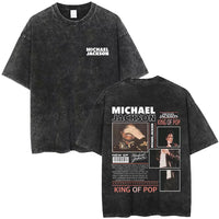 Michael Jackson Washed Graphic Tee