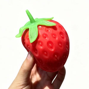 Strawberry Squishy Toy – Slow-Rise Stress Ball (Small, Large & Bundle) view 10