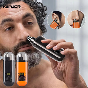 Rechargeable Nose Hair Trimmer – Electric Nose & Ear Hair Clipper view 1
