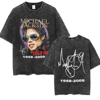 Michael Jackson Washed Graphic Tee