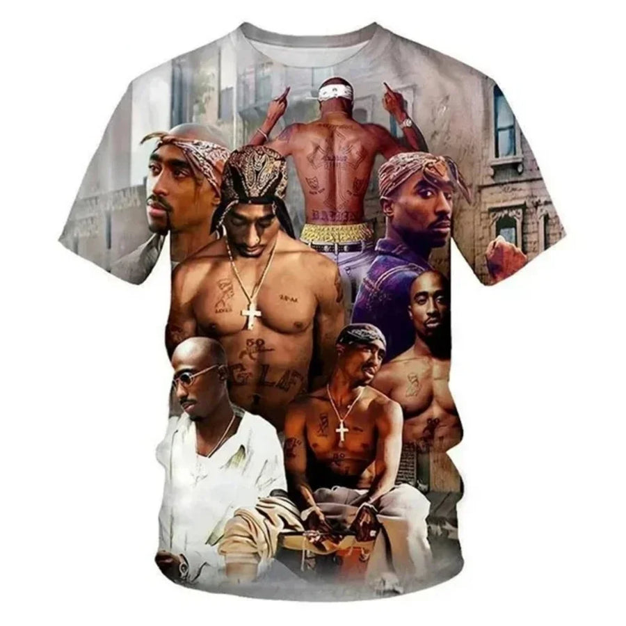 2Pac Hip Hop Graphic Tee