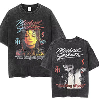 Michael Jackson Washed Graphic Tee