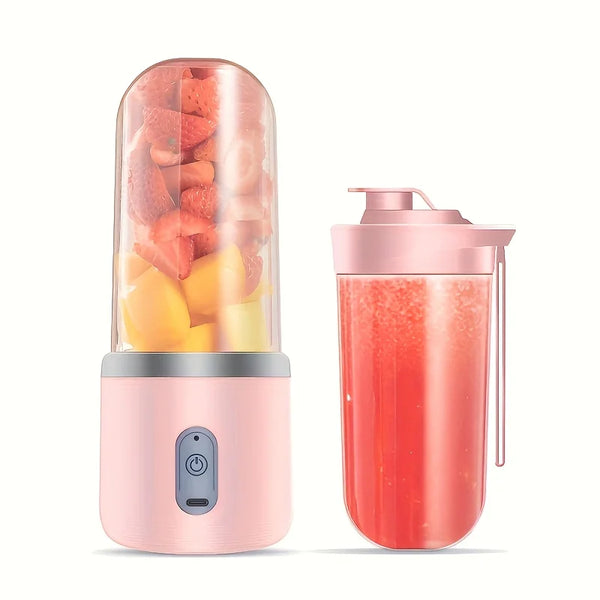 Portable Blender Bottle — 6-Blade Electric Smoothie & Juice Maker