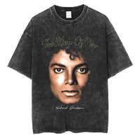 Michael Jackson Washed Graphic Tee