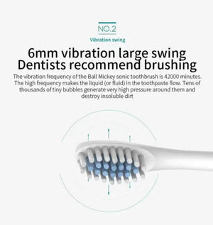 Sonic Electric Toothbrush for Adults – IPX7 Waterproof | 6 Cleaning Modes view 6