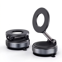 Magnetic Car Phone Mount — 360° Rotating Suction Cup Holder view 1